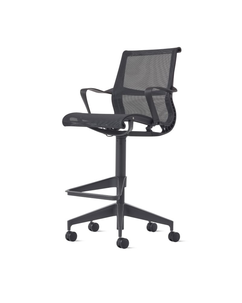 Setu Stool Graphite front